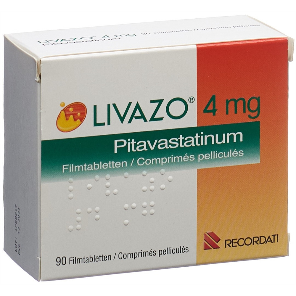 LIVAZO cpr pell 4 mg blist 90 pce, image principale