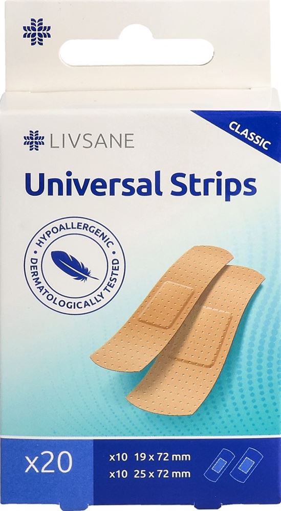 LIVSANE Classic Universal Pflaster Strips