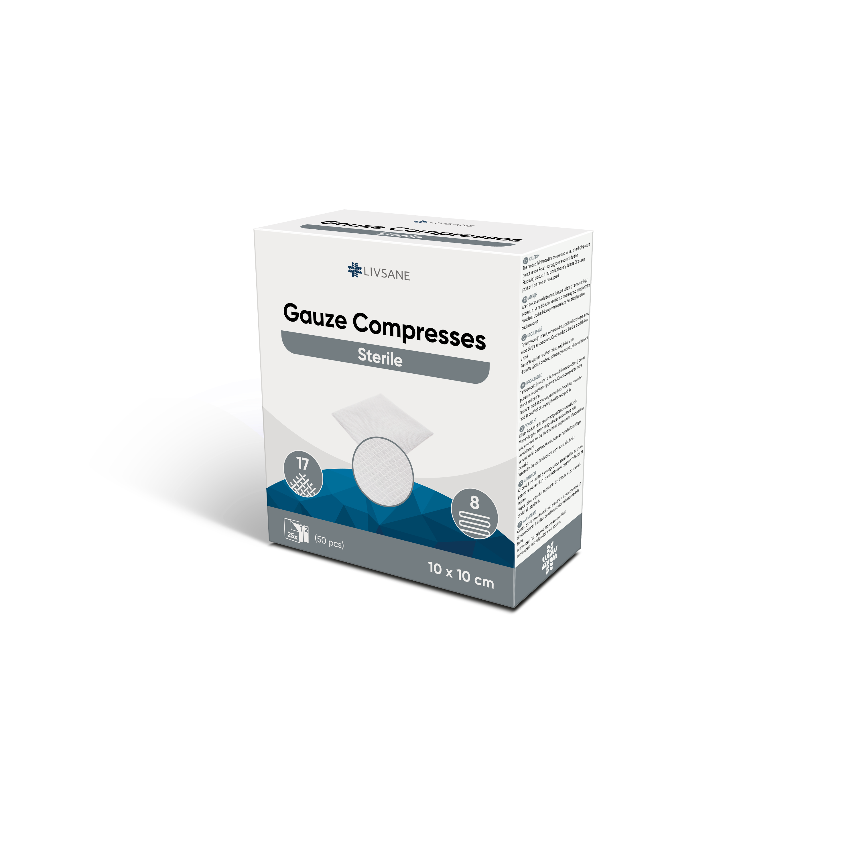 LIVSANE compresse de gaze
