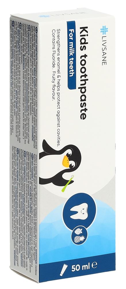 LIVSANE dentifrice pour les dents de lait des enfants