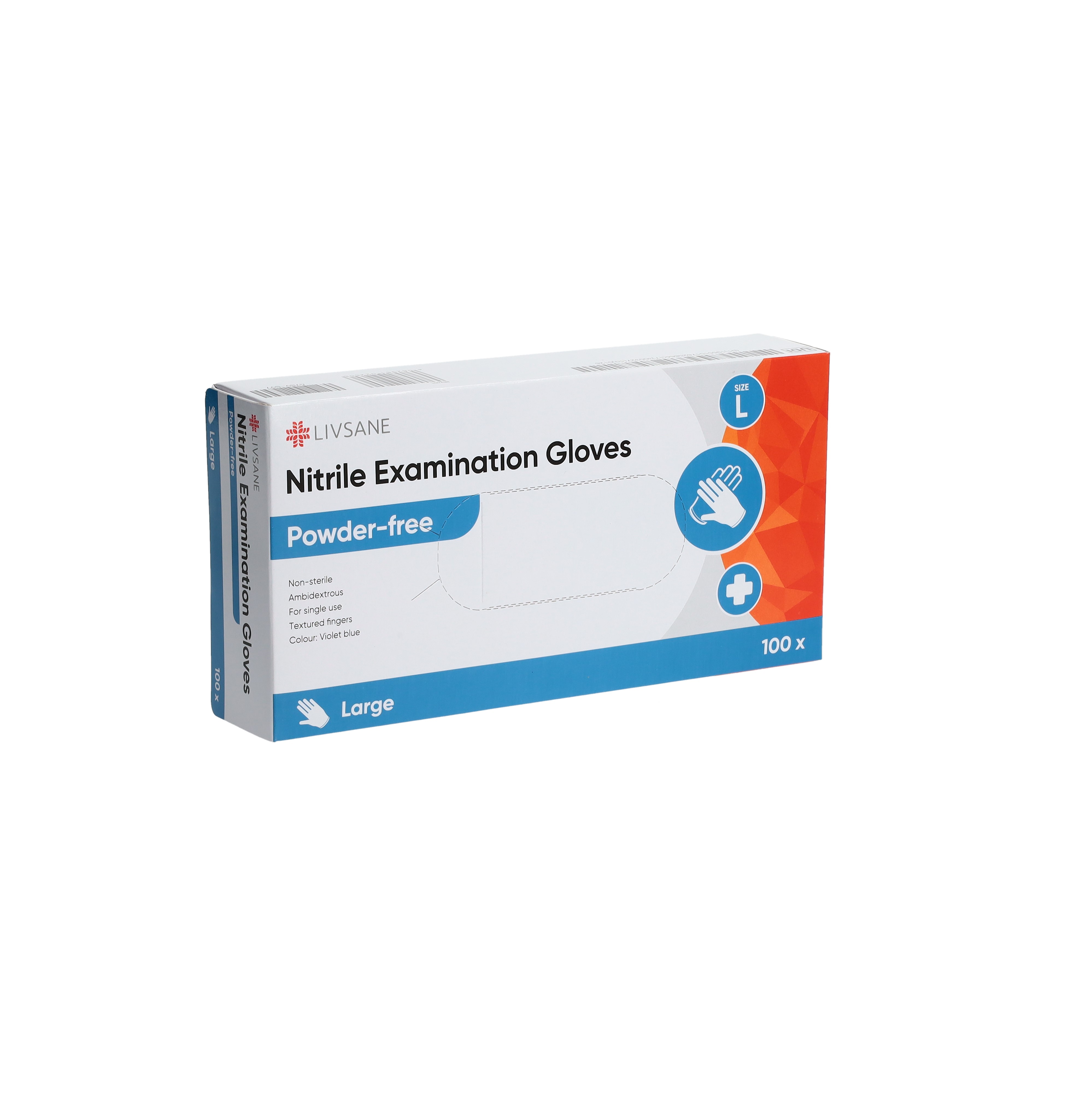 LIVSANE gants d'examen en nitrile