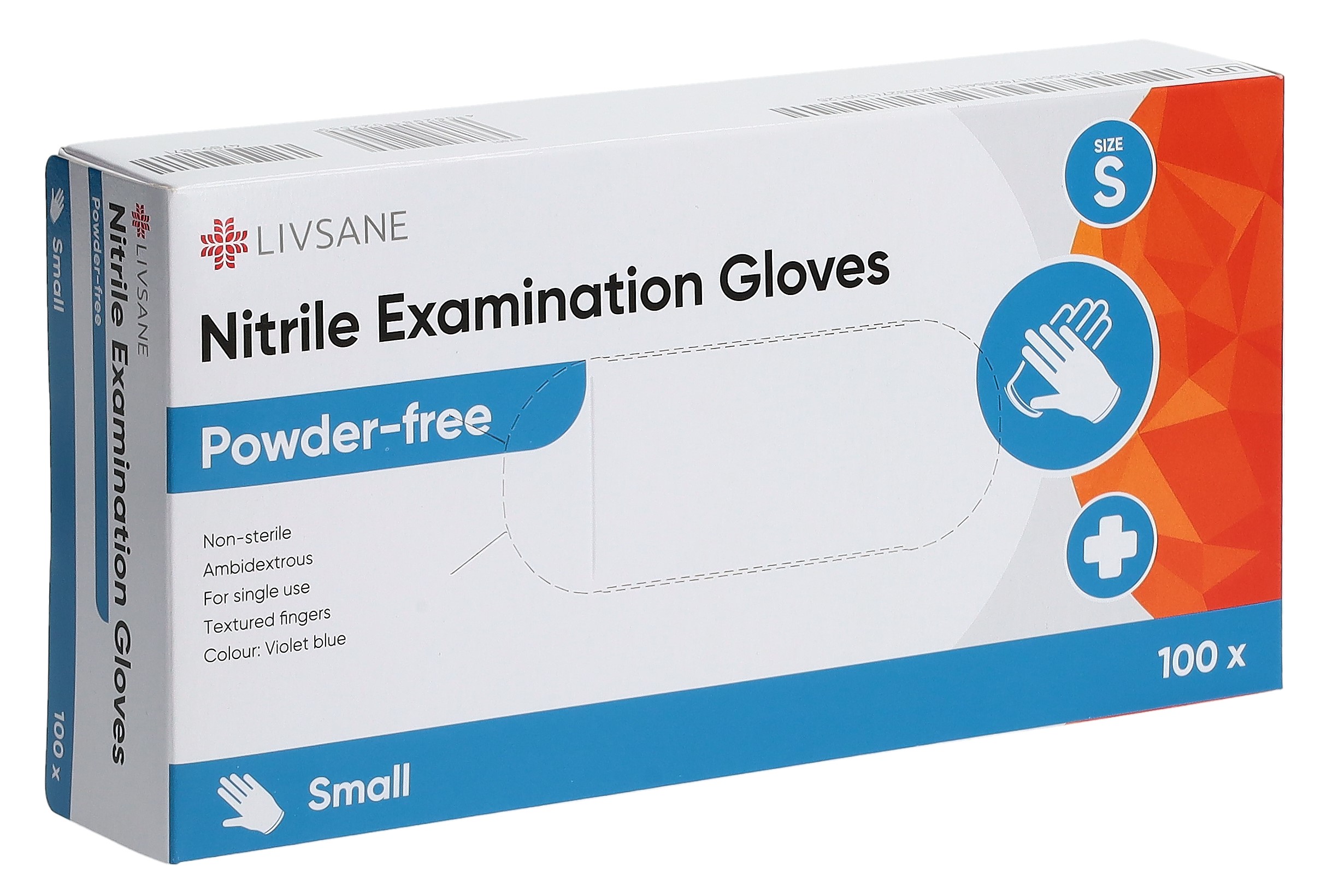 LIVSANE gants d'examen en nitrile, image principale