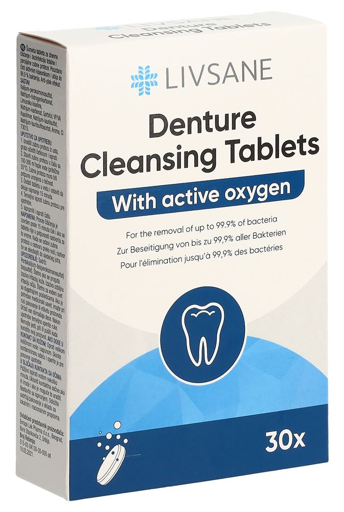LIVSANE Gebissreinigungstabletten