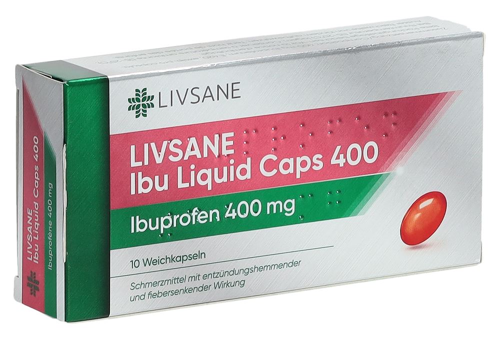 LIVSANE Ibu Liquid caps 400 mg