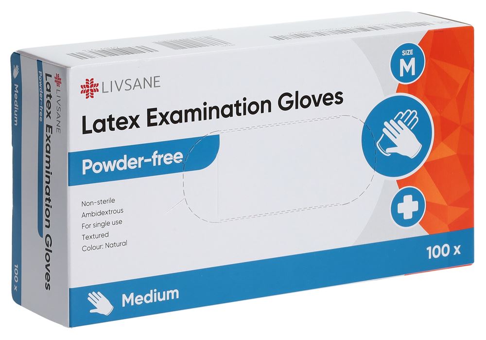 LIVSANE Latex-Untersuchungshandschuhe, Hauptbild
