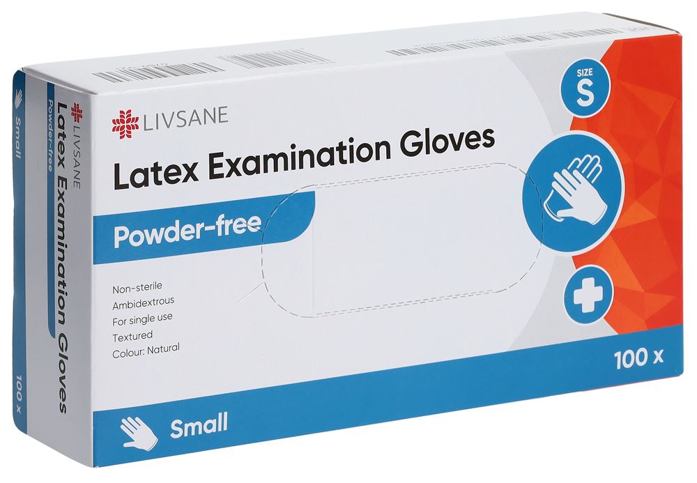 LIVSANE Latex-Untersuchungshandschuhe, Hauptbild