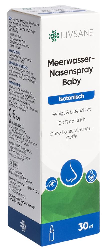 LIVSANE Nasenspray Baby Meerwasser Spr 30 ml