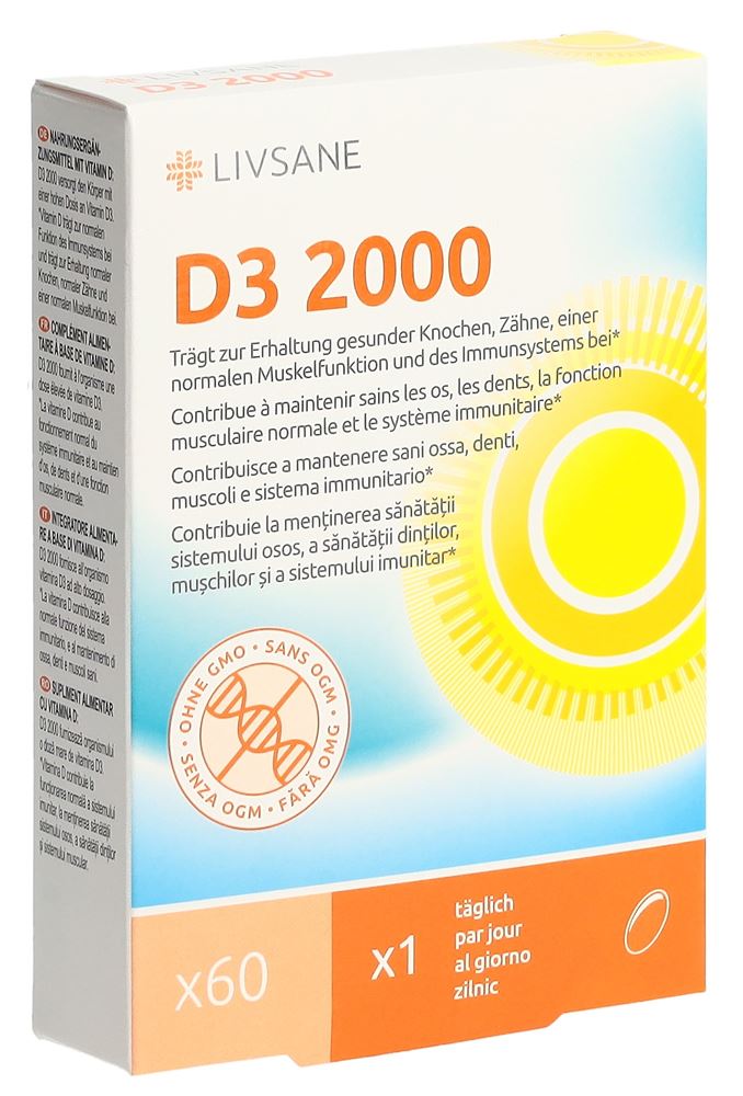 LIVSANE Vitamine D3 2000