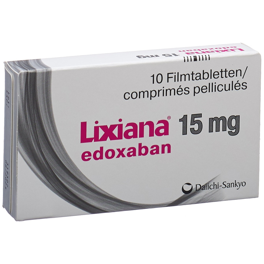 LIXIANA cpr pell 15 mg blist 10 pce, image principale