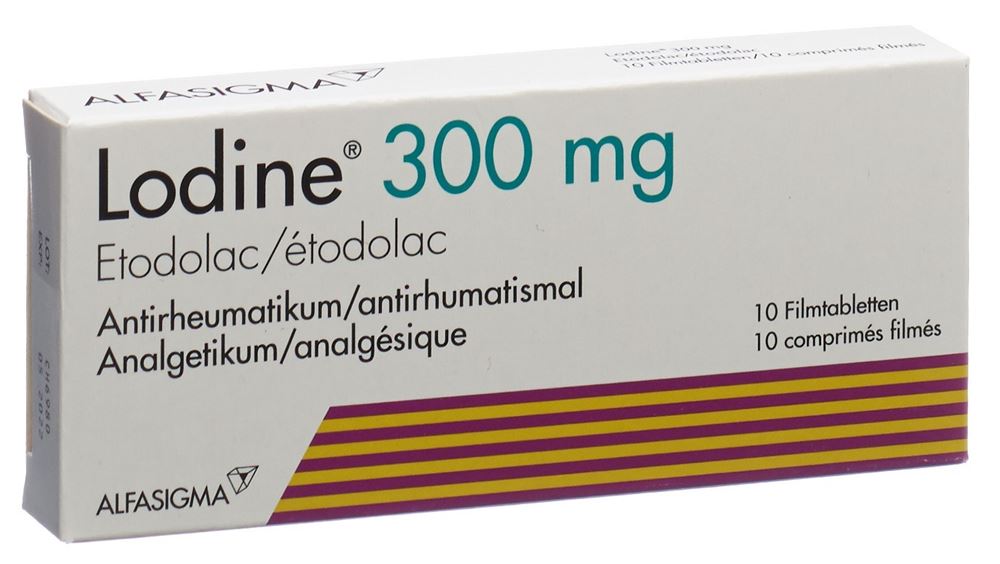 LODINE Filmtabl 300 mg Blist 10 Stk