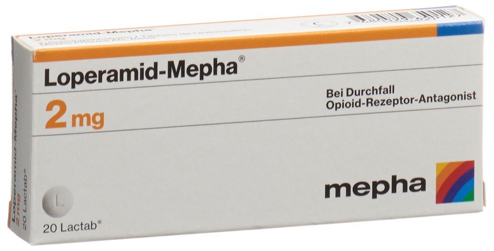 LOPERAMIDE Mepha 2 mg, image principale