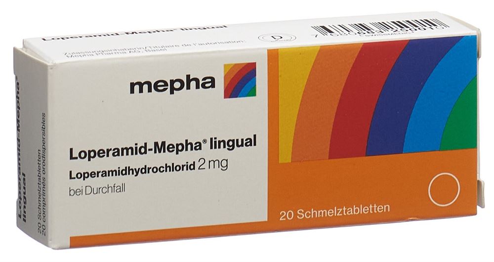 LOPERAMIDE lingual 2 mg