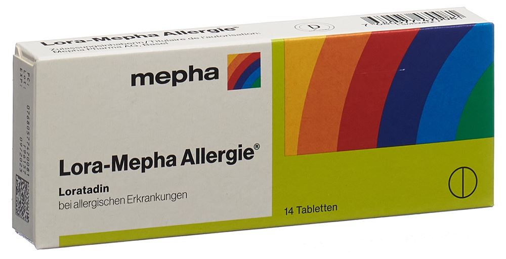 LORA Mepha Allergie 10 mg, Hauptbild