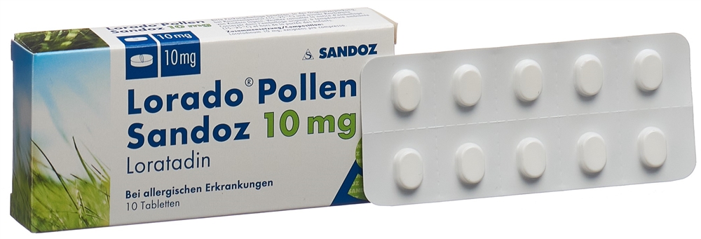 LORADO Pollen Sandoz 10 mg, image 2 sur 4