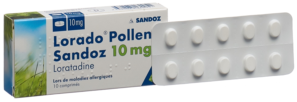 LORADO Pollen Sandoz 10 mg, Bild 3 von 4