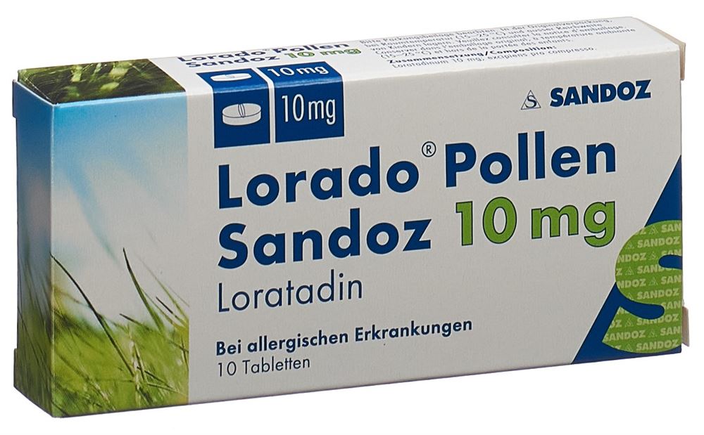 LORADO Pollen Sandoz 10 mg, Hauptbild