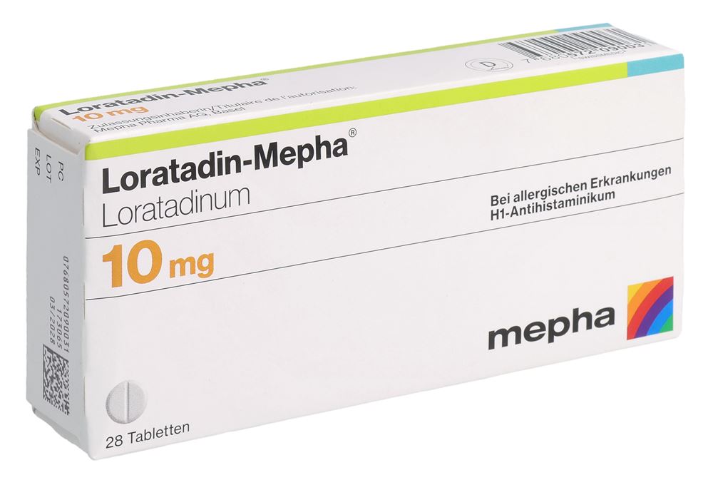 LORATADINE Mepha 10 mg, image principale