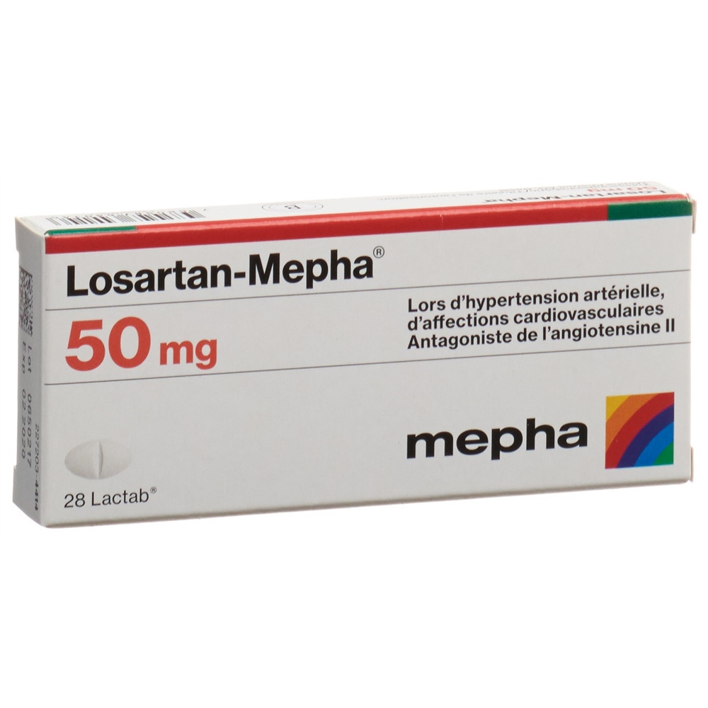 LOSARTAN Mepha 50 mg, image 2 sur 2