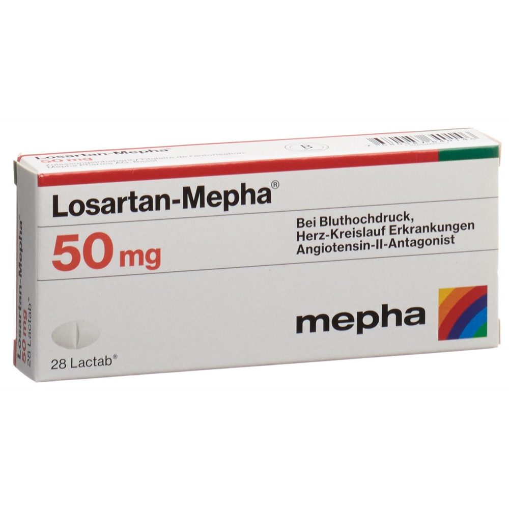 LOSARTAN Mepha 50 mg, Hauptbild