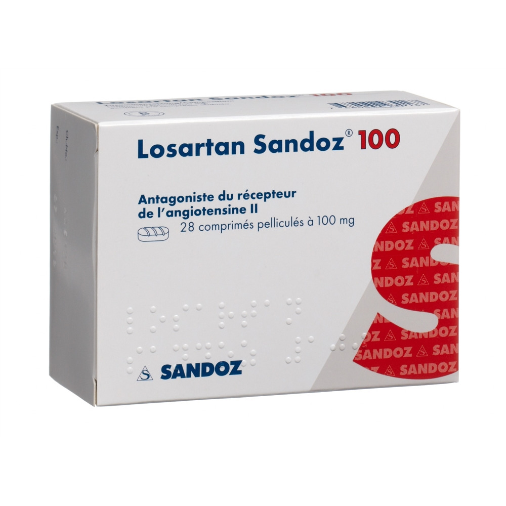 LOSARTAN Sandoz 100 mg, image 2 sur 2