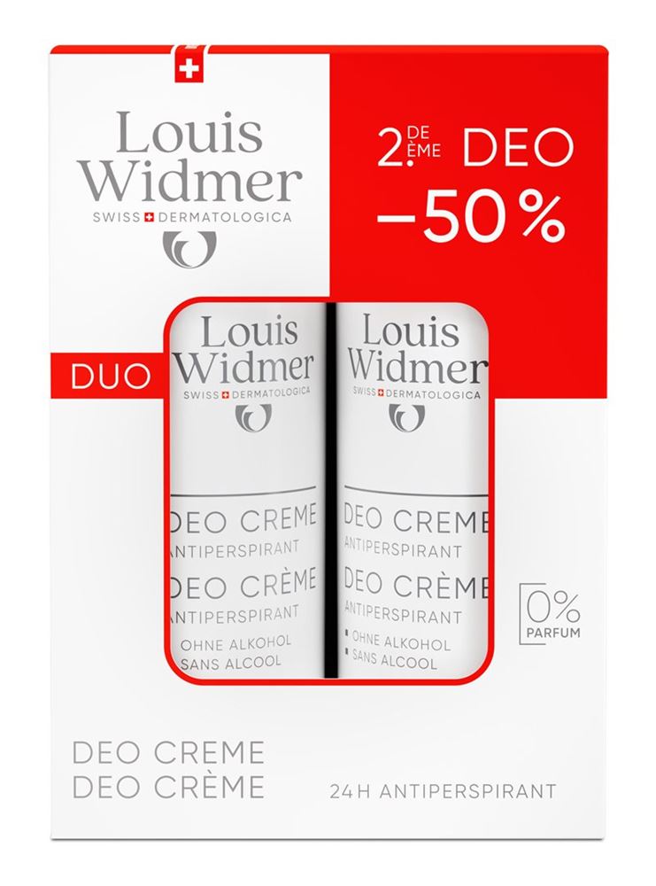 LOUIS WIDMER déo-duo crème antiperspirant