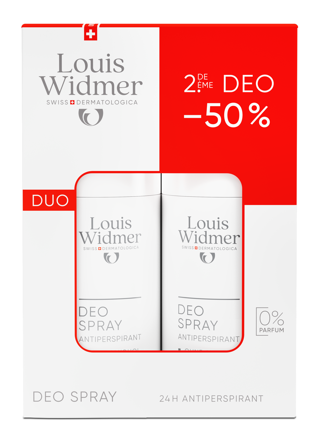 LOUIS WIDMER déo-duo spray antiperspirant