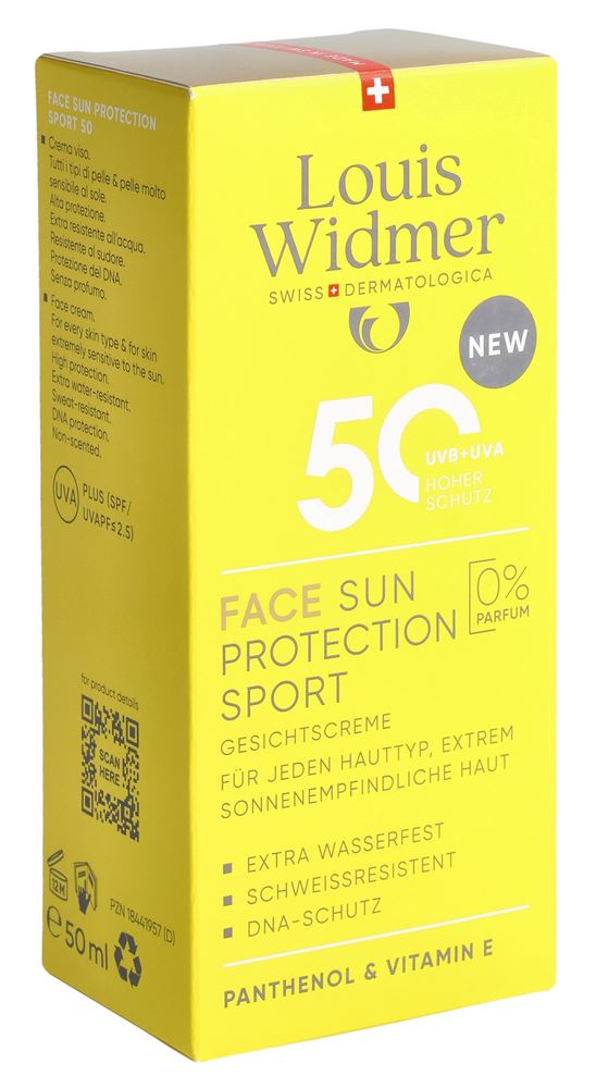 LOUIS WIDMER face sun protection sport