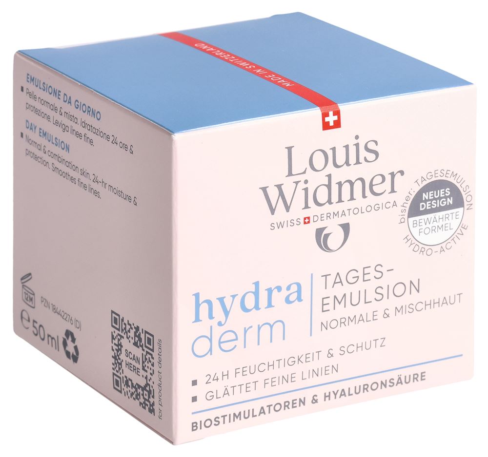 LOUIS WIDMER Hydraderm émulsion de jour, image principale