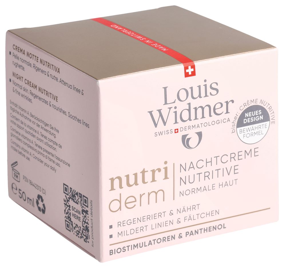 LOUIS WIDMER Nutriderm crème nuit
