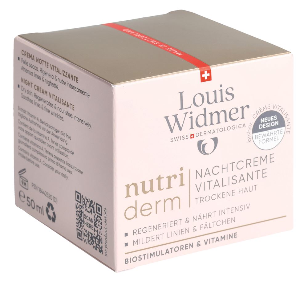 LOUIS WIDMER Nutriderm crème nuit