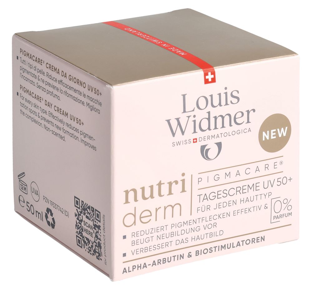 LOUIS WIDMER Nutriderm Pigmacare crème de jour