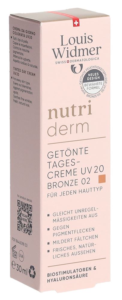 LOUIS WIDMER Nutriderm Tagescreme getönt