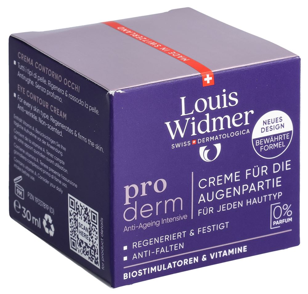LOUIS WIDMER Proderm Creme für die Augenpartie