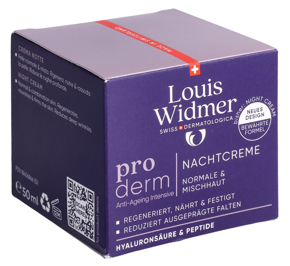 LOUIS WIDMER Proderm crème nuit