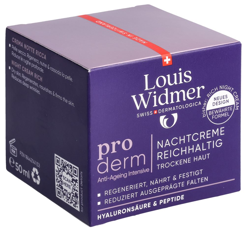 LOUIS WIDMER Proderm crème nuit