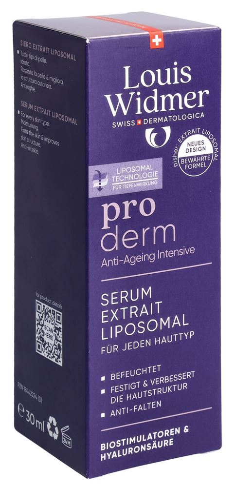 LOUIS WIDMER Proderm sérum extrait liposomal