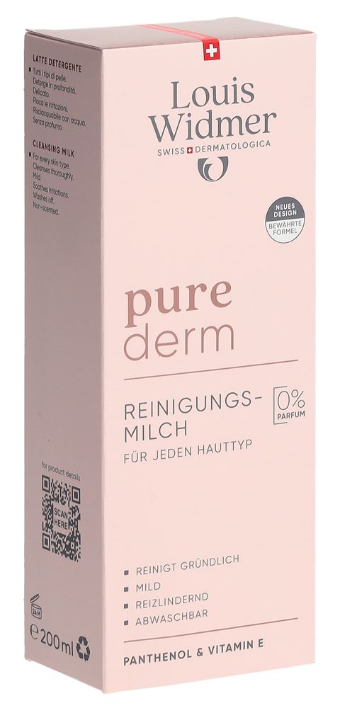 LOUIS WIDMER Purederm Reinigungsmilch