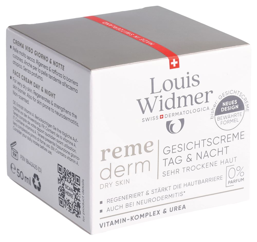 LOUIS WIDMER Remederm Gesichtscreme