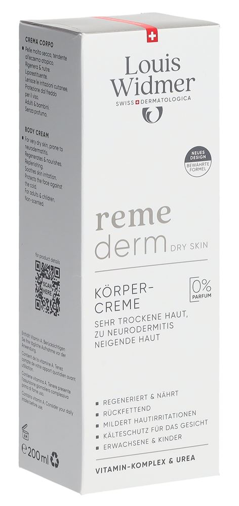 LOUIS WIDMER Remederm Körpercreme