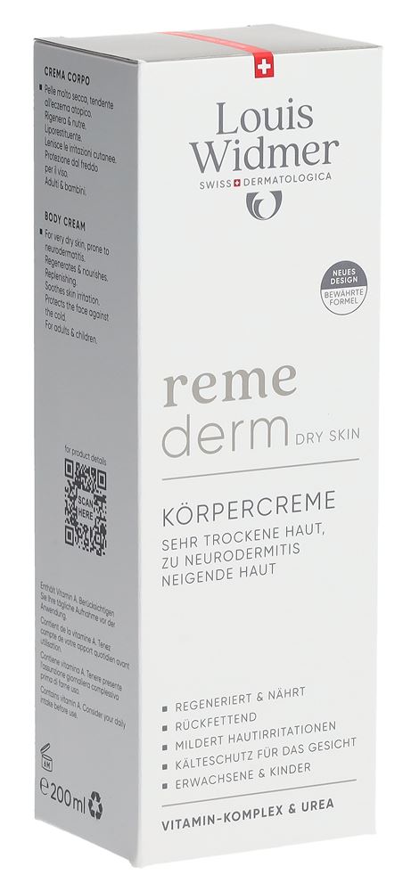 LOUIS WIDMER Remederm Körpercreme