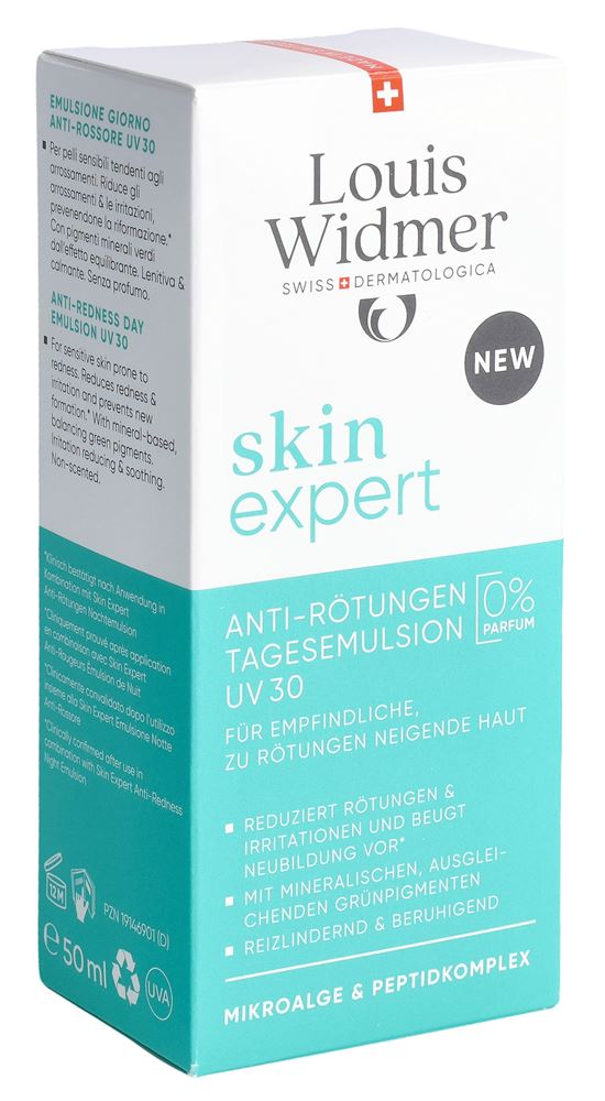 LOUIS WIDMER Skinexpert anti-rougeurs emulsion de jour