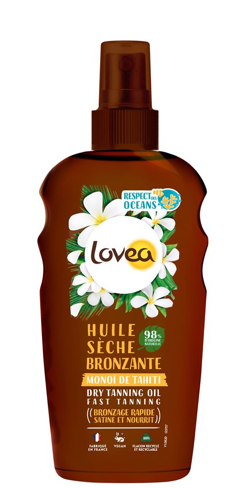 Lovea huile sèche bronzante, image principale