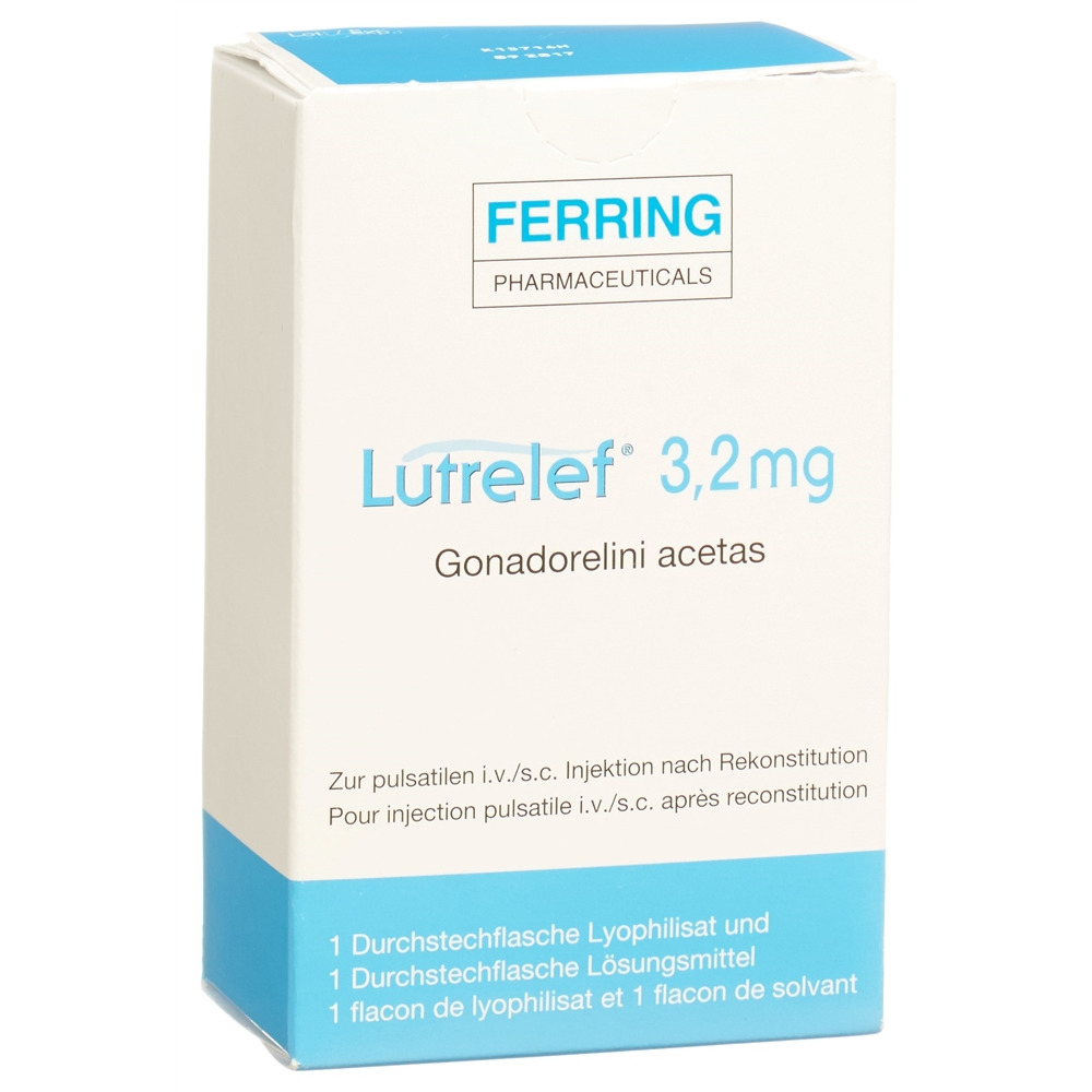 LUTRELEF subst sèche 3.2 mg avec solvant flac 1 pce, image principale