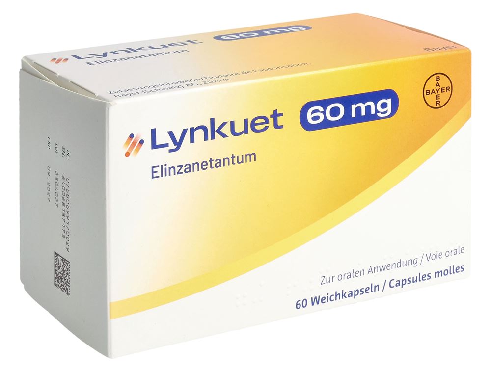 LYNKUET caps moll 60 mg blist 60 pce, image principale LYNKUET caps moll 60 mg blist 60 pce, image principale