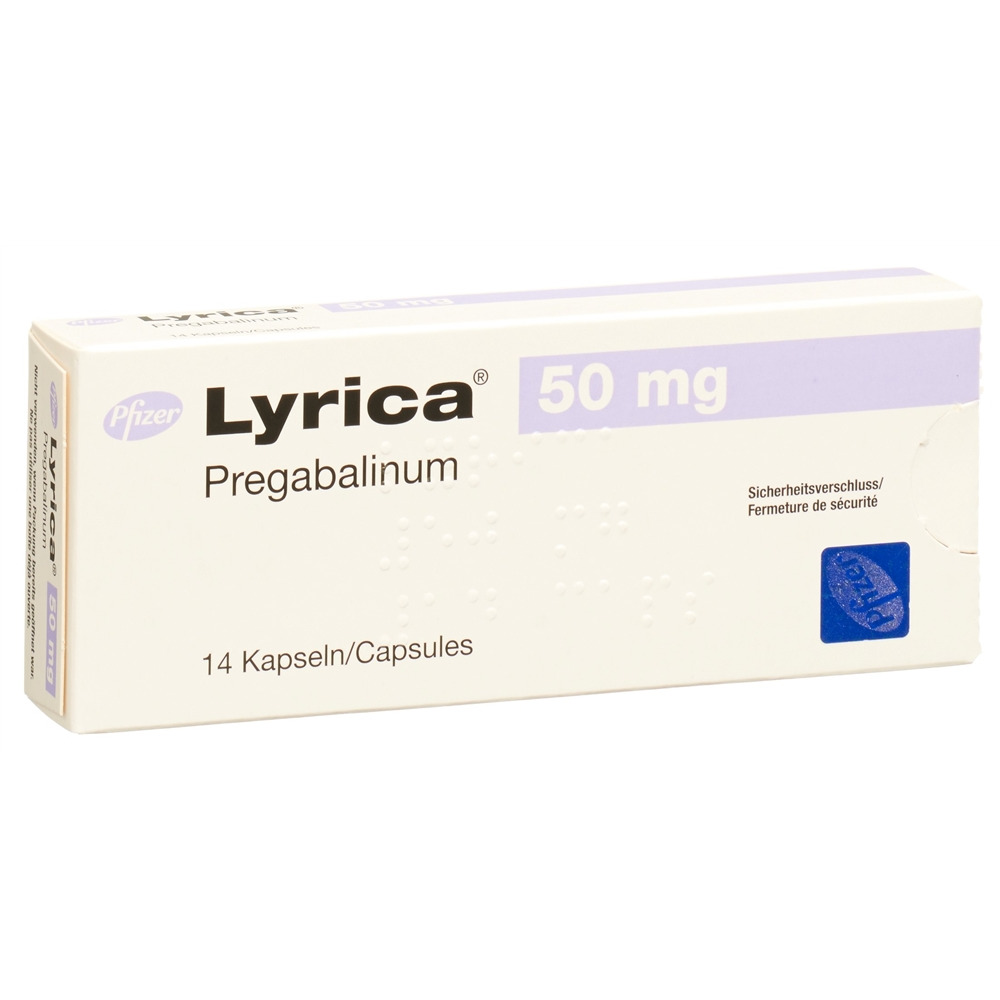 LYRICA caps 50 mg blist 14 pce, image principale