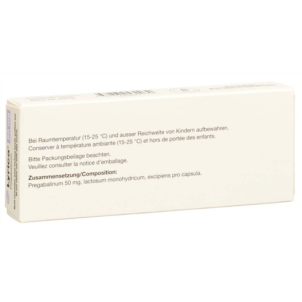 LYRICA Kaps 50 mg Blist 14 Stk, Bild 2 von 2