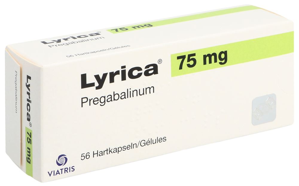 LYRICA Kaps 75 mg Blist 56 Stk, Hauptbild