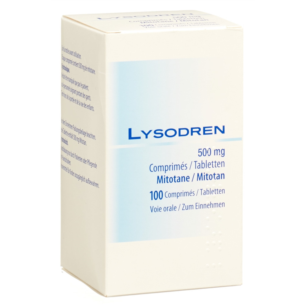 LYSODREN cpr 500 mg fl 100 pce, image principale