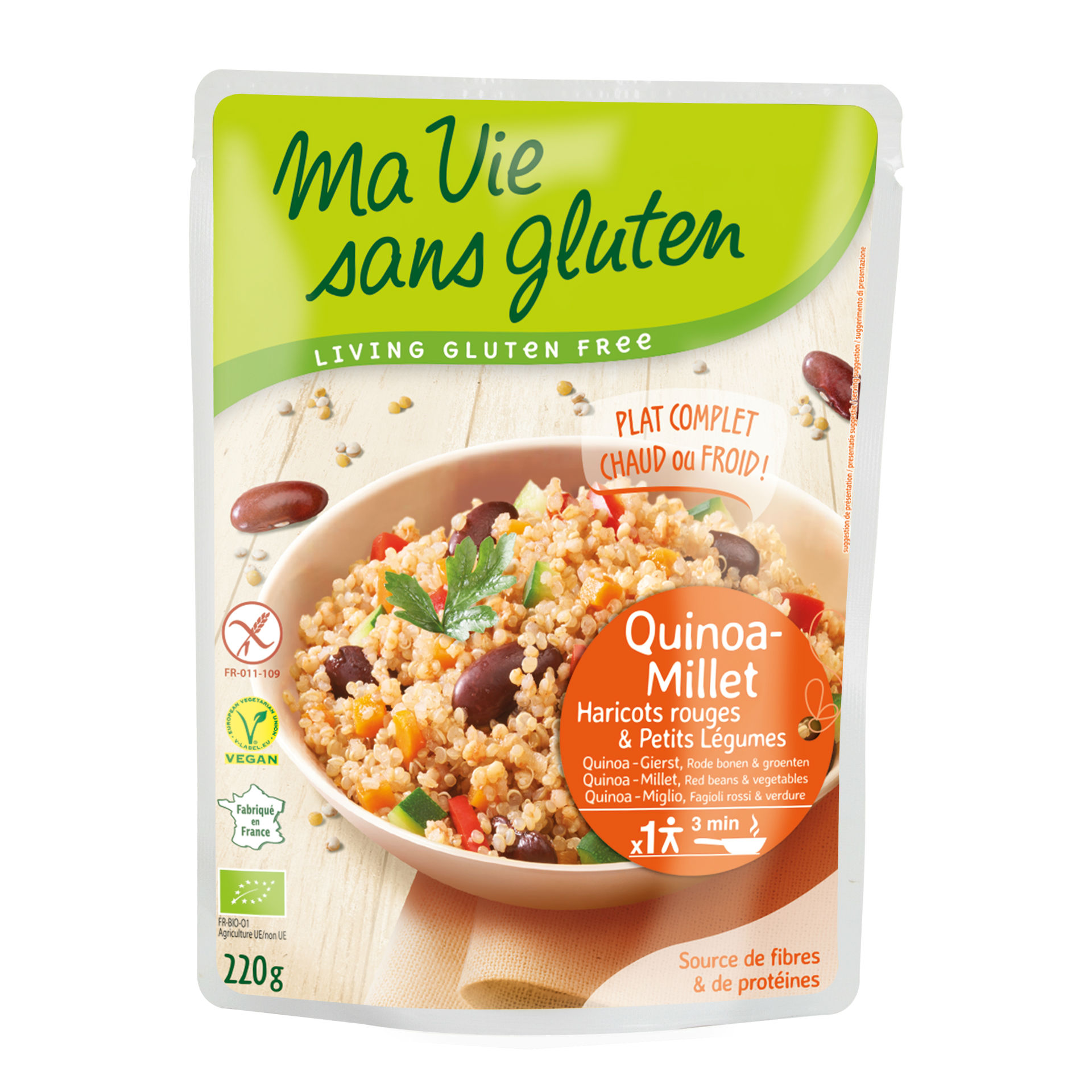 Ma Vie Sans Gluten Fertiggericht Quinoa Hirse