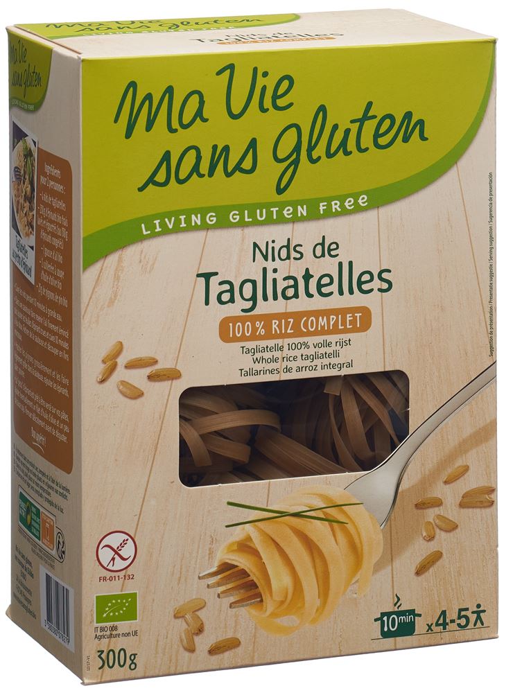 Ma Vie Sans Gluten Nids de tagliatelle 100% riz complet, image principale